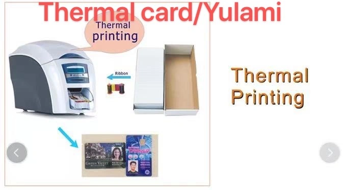 White Blank RFID Thin Contactless Proximity Smart Chip PVC ID Card for Thermal Printer From China